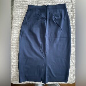Navy J.Crew Pencil Skirt
